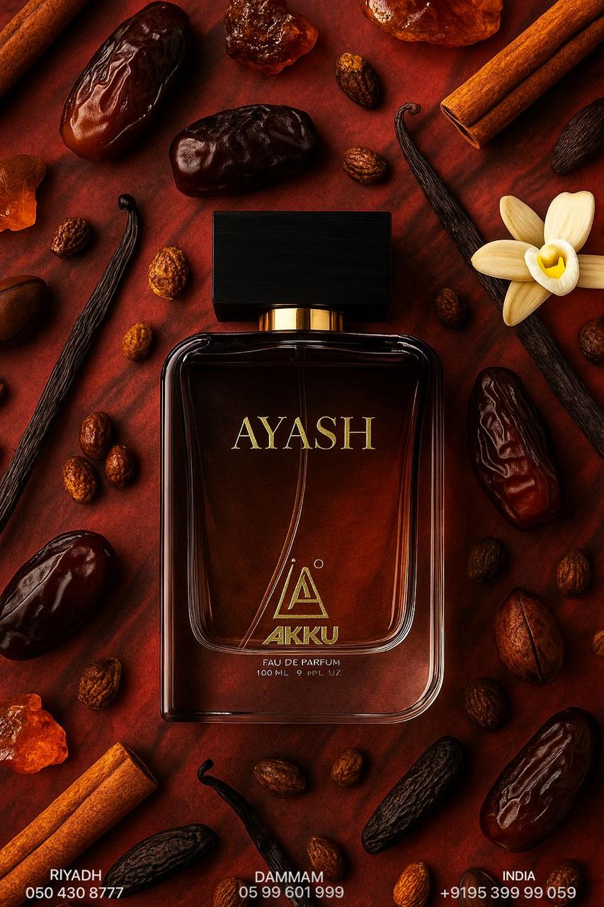 AYASH by AKKU PERFUMES Eau de Parfum – 100ml